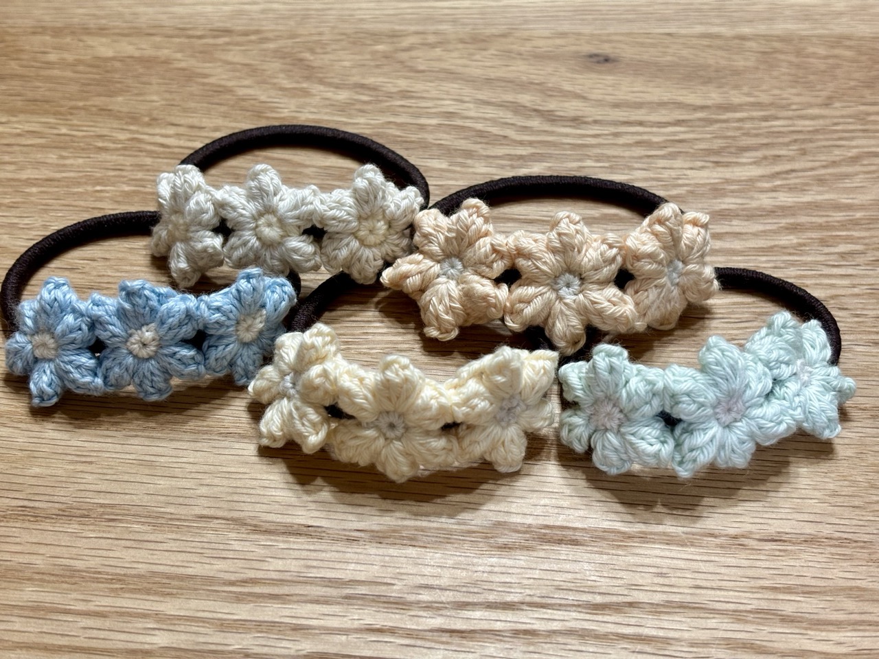 お花のヘアゴム　アイキャッチ