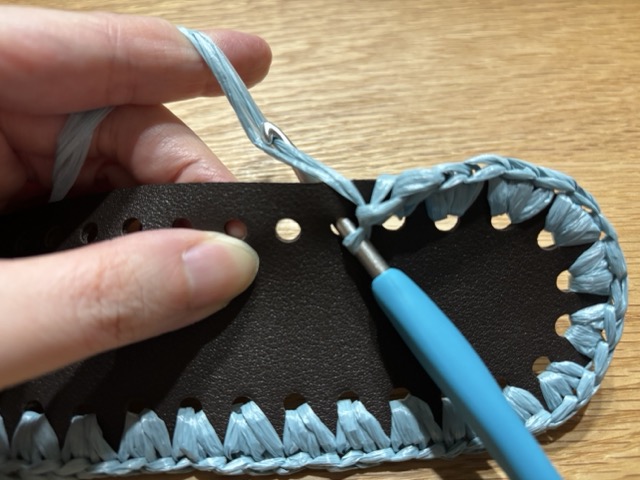 編みつける方法