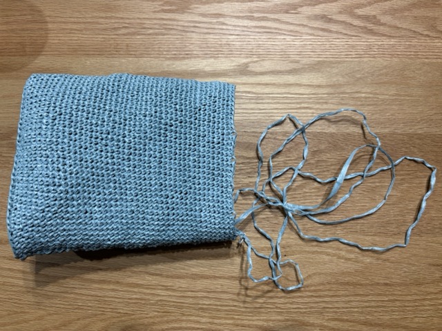 糸をほどいたところ