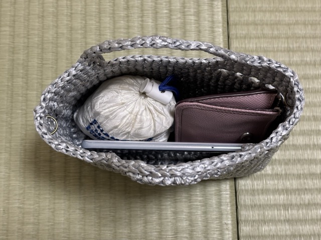 エコバックを中に入れた様子