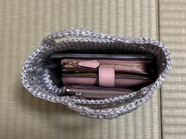 財布を入れた様子